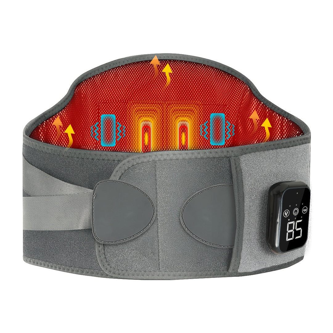 Wireless Heated Massage Belt for Back & Waist Relief