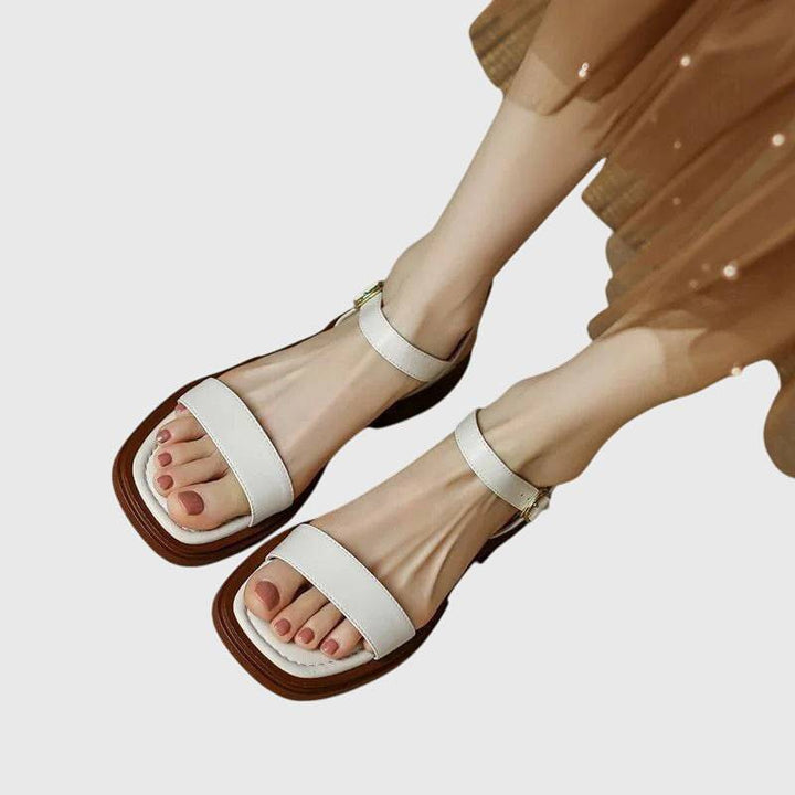 Emma & Rose Cape Town Celestia™ soft luxurious fabric sandals with elegant straps and cushioned soles.