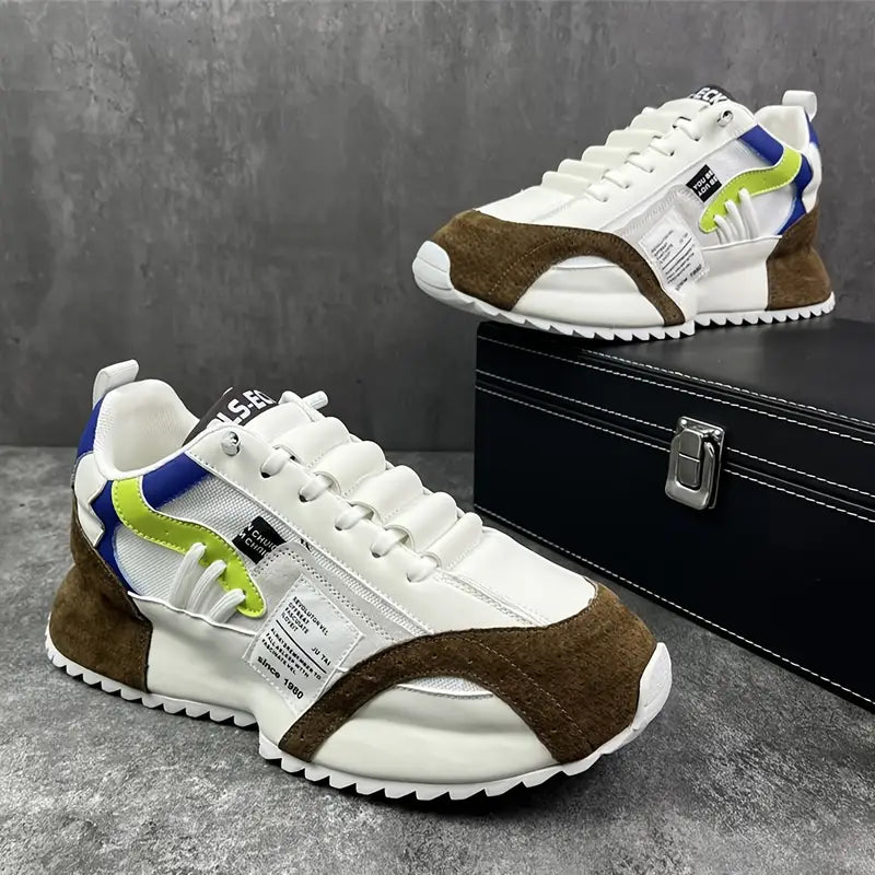 Louie Retro Klobig Sneaker, view 4 - Elena Harper
