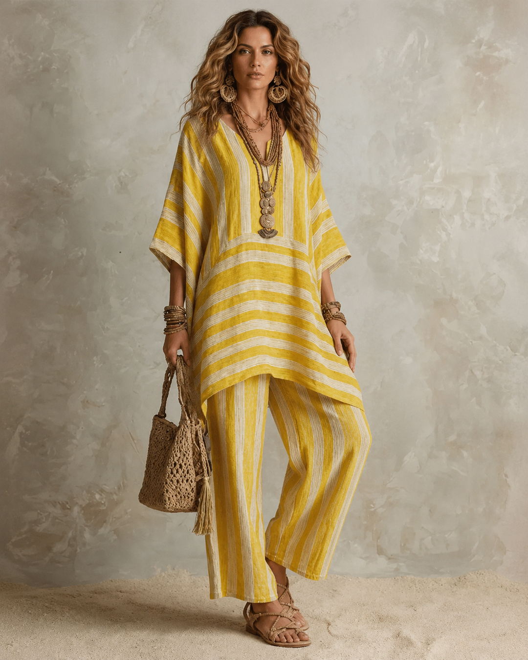 Anna™ | Bohemian Linen 2-Piece Set