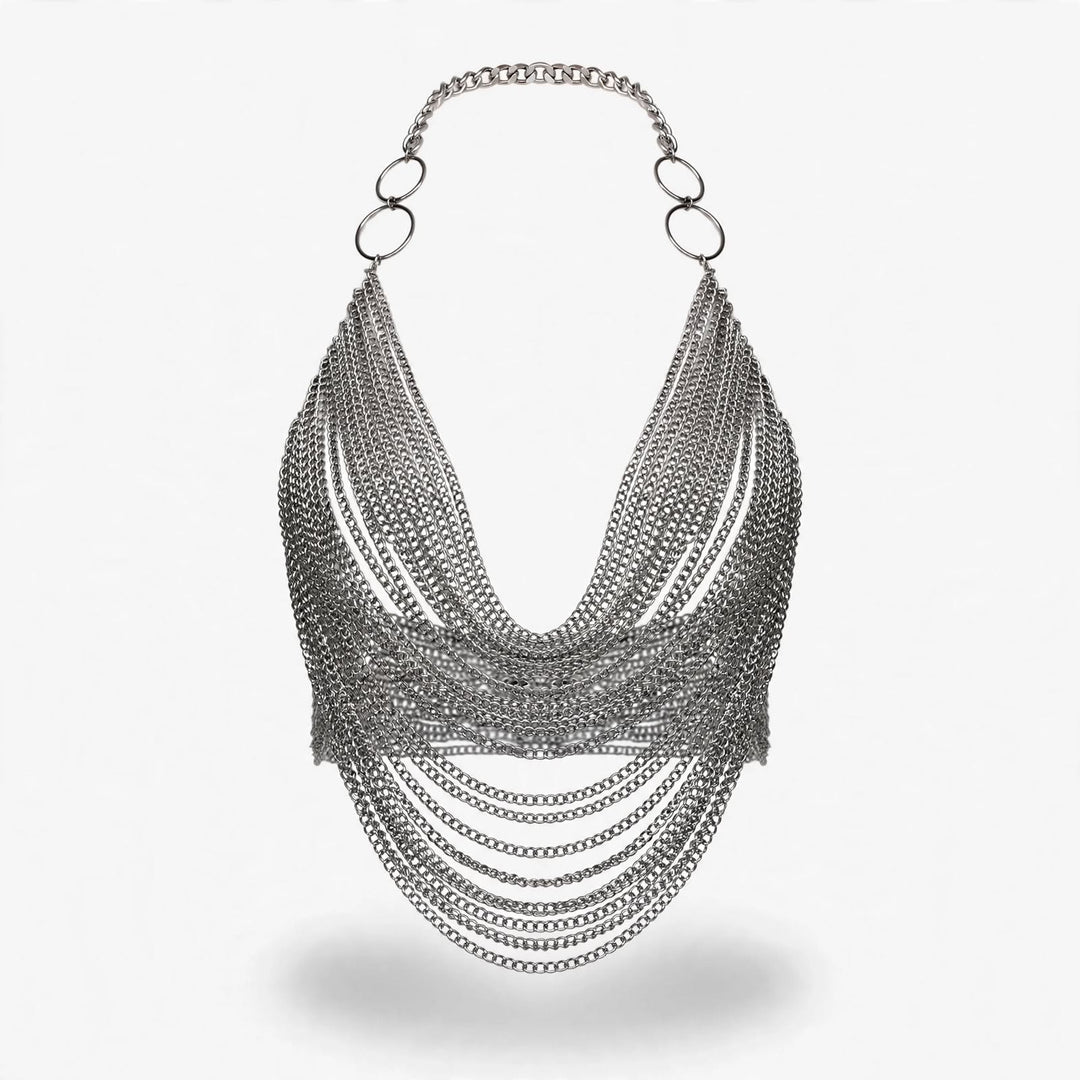 Lucy Prendergast | Metal Chain Crop Top For Women