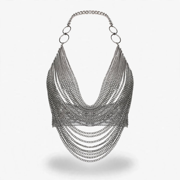 Lucy Prendergast | Metal Chain Crop Top For Women