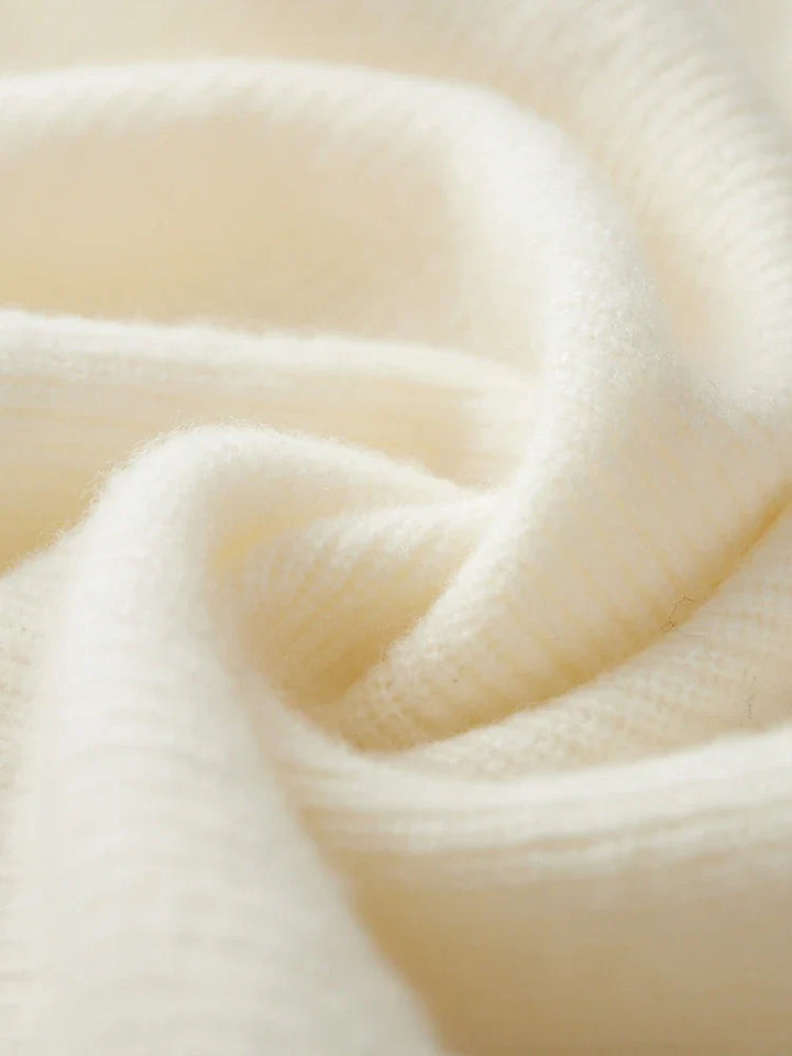 Emma & Rose cashmere half-zip sweater — premium winter knitwear