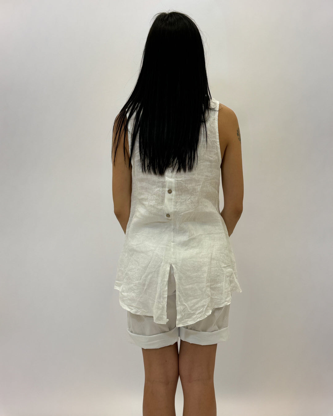 soft luxurious fabrics™  |  Vest Top Buttons Back