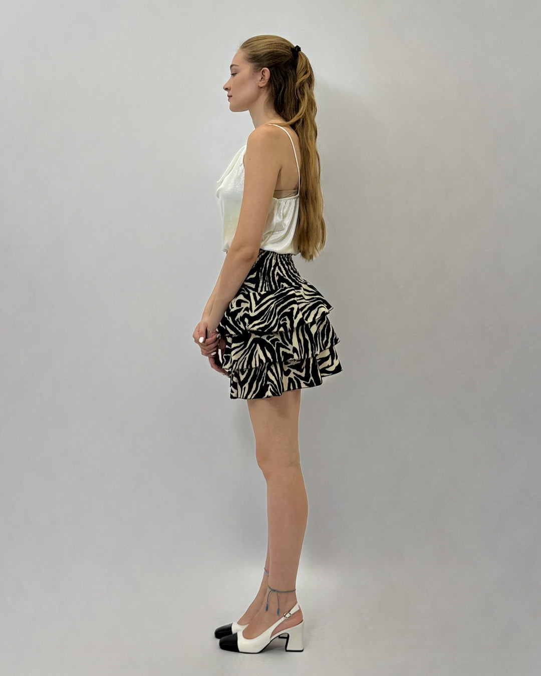 Helena™  |  Animal Print Mini Skirt
