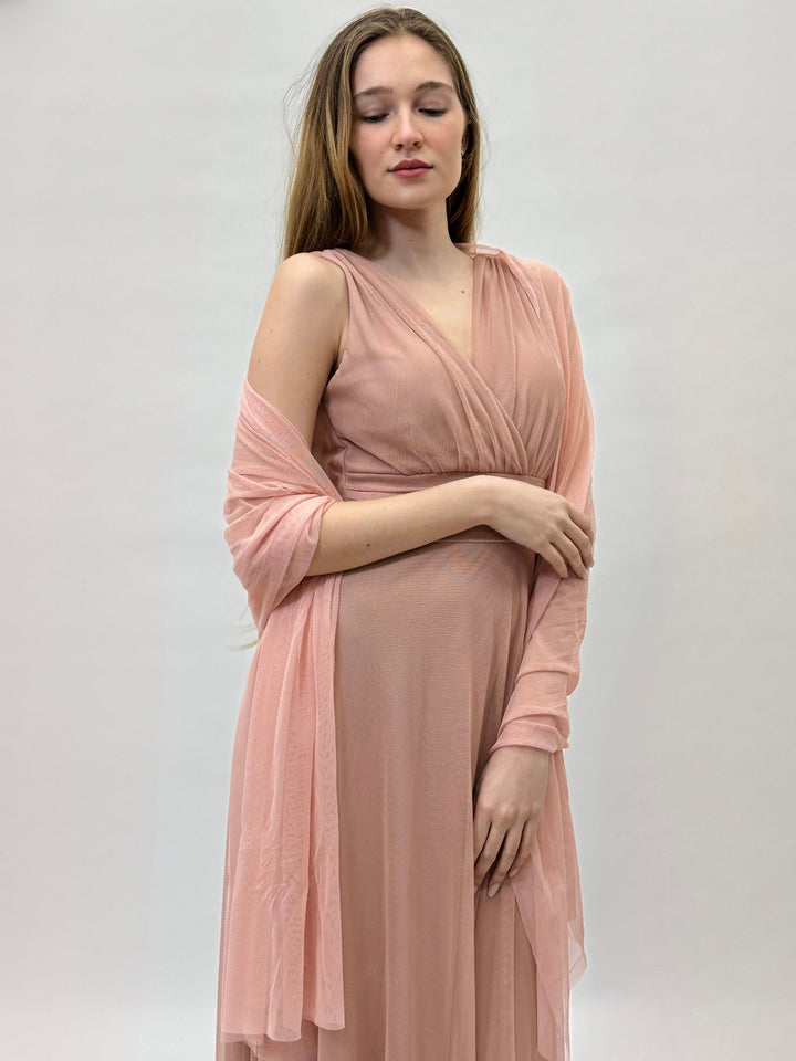 Vanessa™  |  Long soft luxurious fabrics Dress Gaia