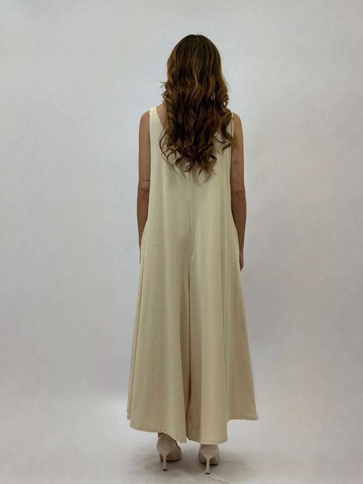 Dominique™  |  Jumpsuit Flower Detail