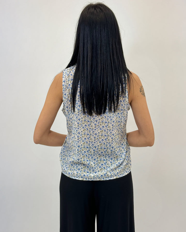 Nadia™  |  Sleeveless Blouse Ruffles