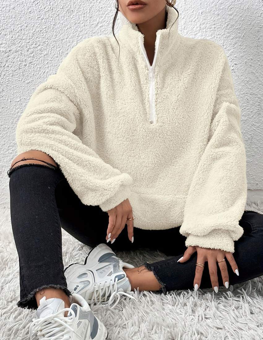 Casual Fluffy Pullover for Women