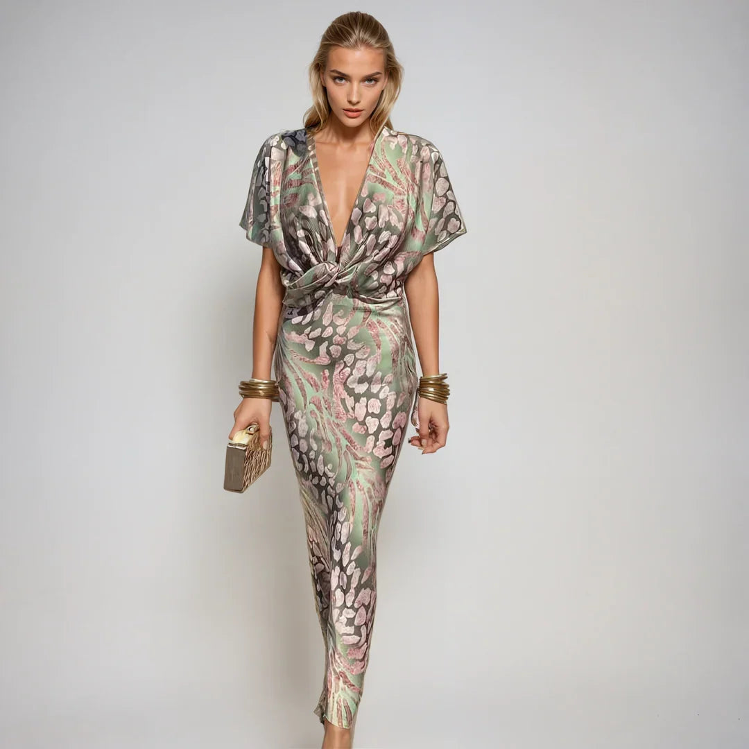 Women's Sophisticated Maxi Dress - Elegant Evening Gown