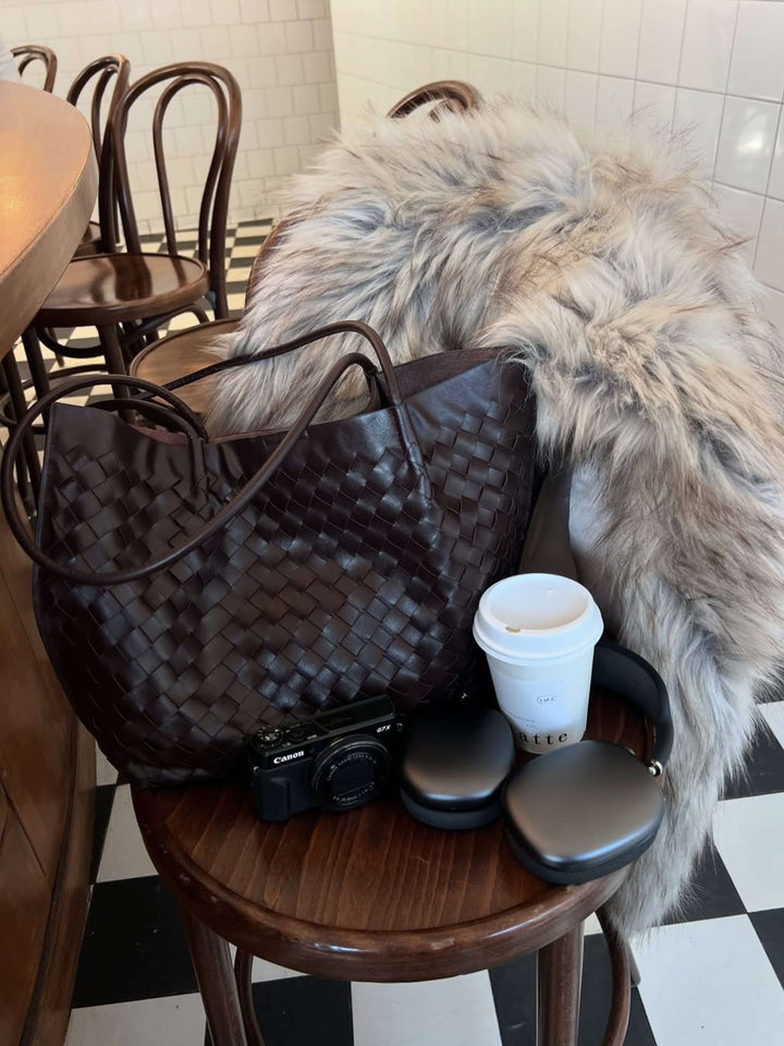 Woven Tote Bag for Women for the Day - Spacious and Elegant