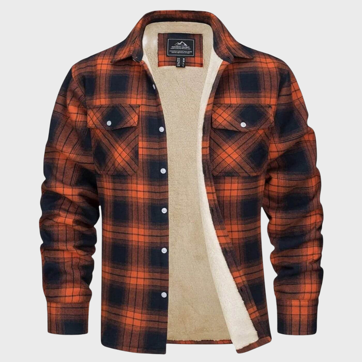 Axel™ | Casual Checked Shirt Jacket