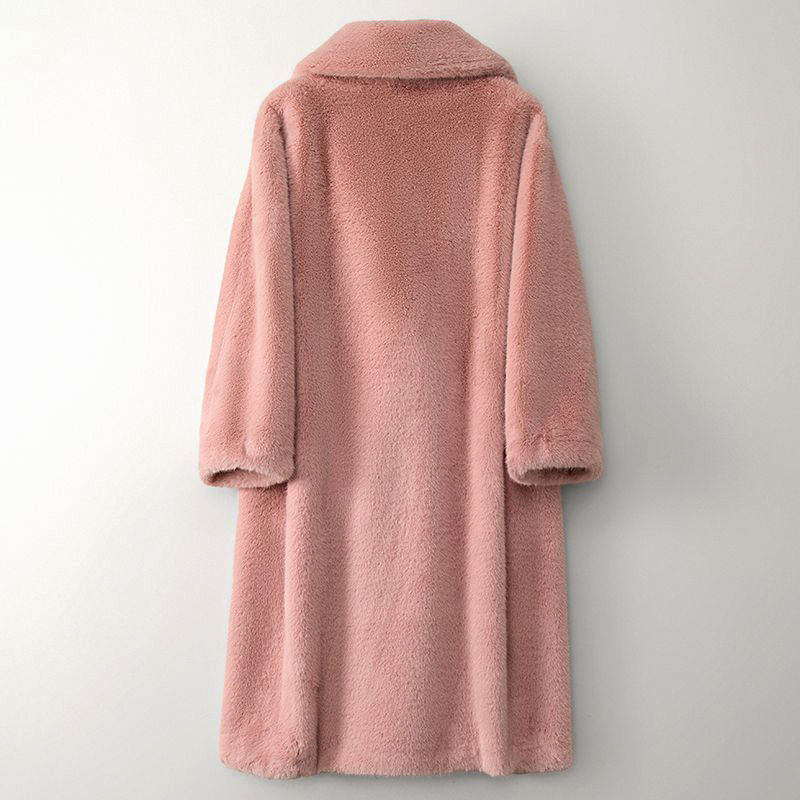 Anne - Long Teddy Women's Coat