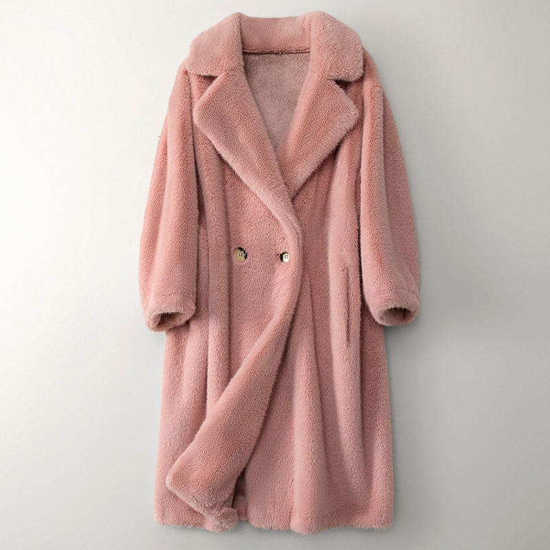 Anne - Long Teddy Women's Coat