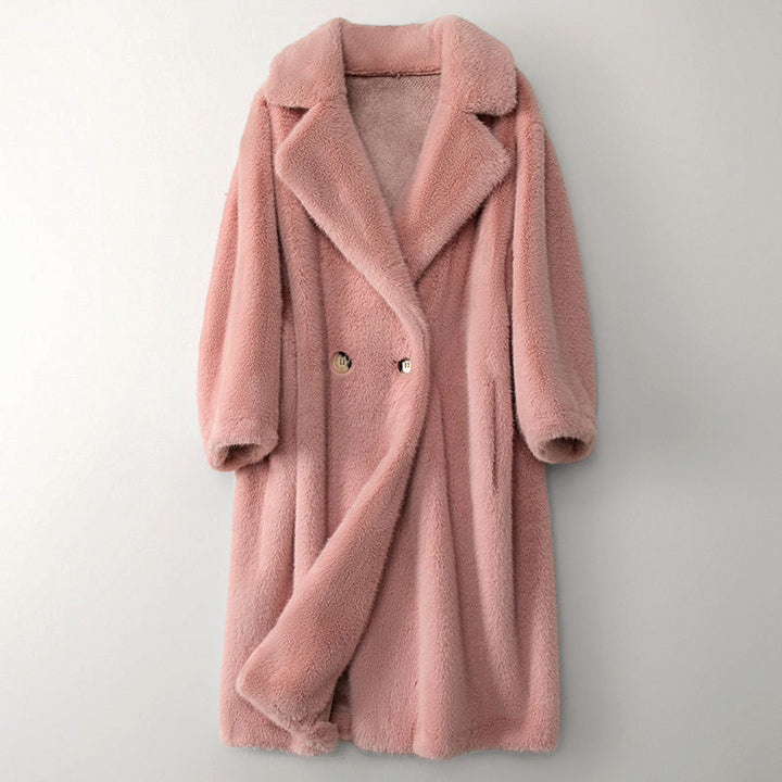 Anne - Long Teddy Women's Coat