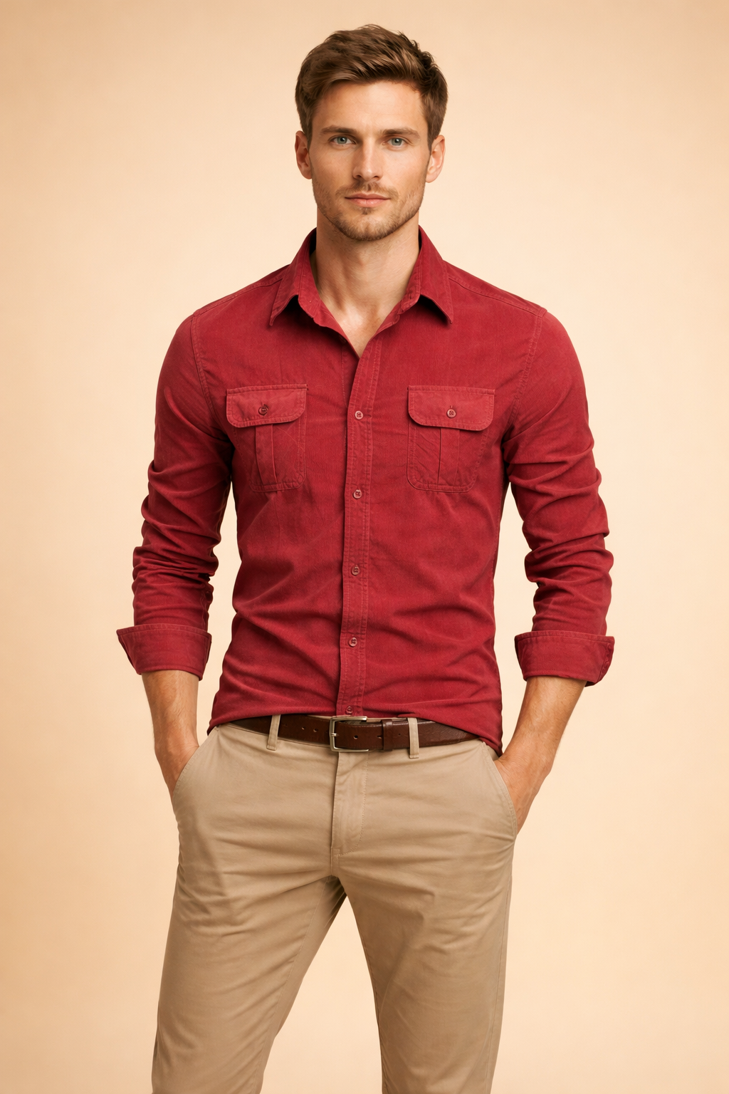 Adrian Stylish Casual Shirt, view 3 - Elena Harper