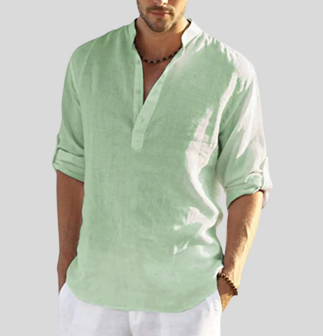 Adriano Premium Shirt for Men, Stylish Summer Look, view 6 - Elena Harper