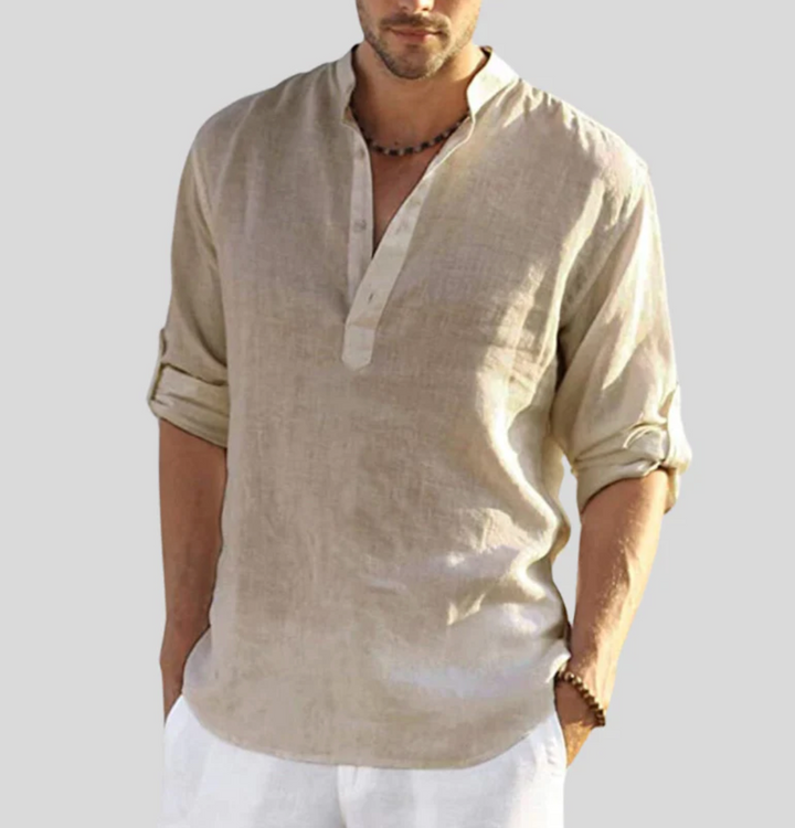 Adriano Premium Shirt for Men, Stylish Summer Look, view 2 - Elena Harper