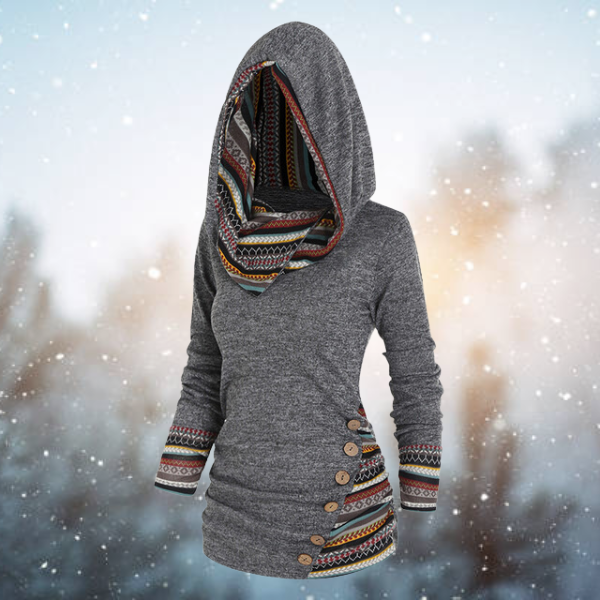 Amara Tribal Hoodie - Elena Harper