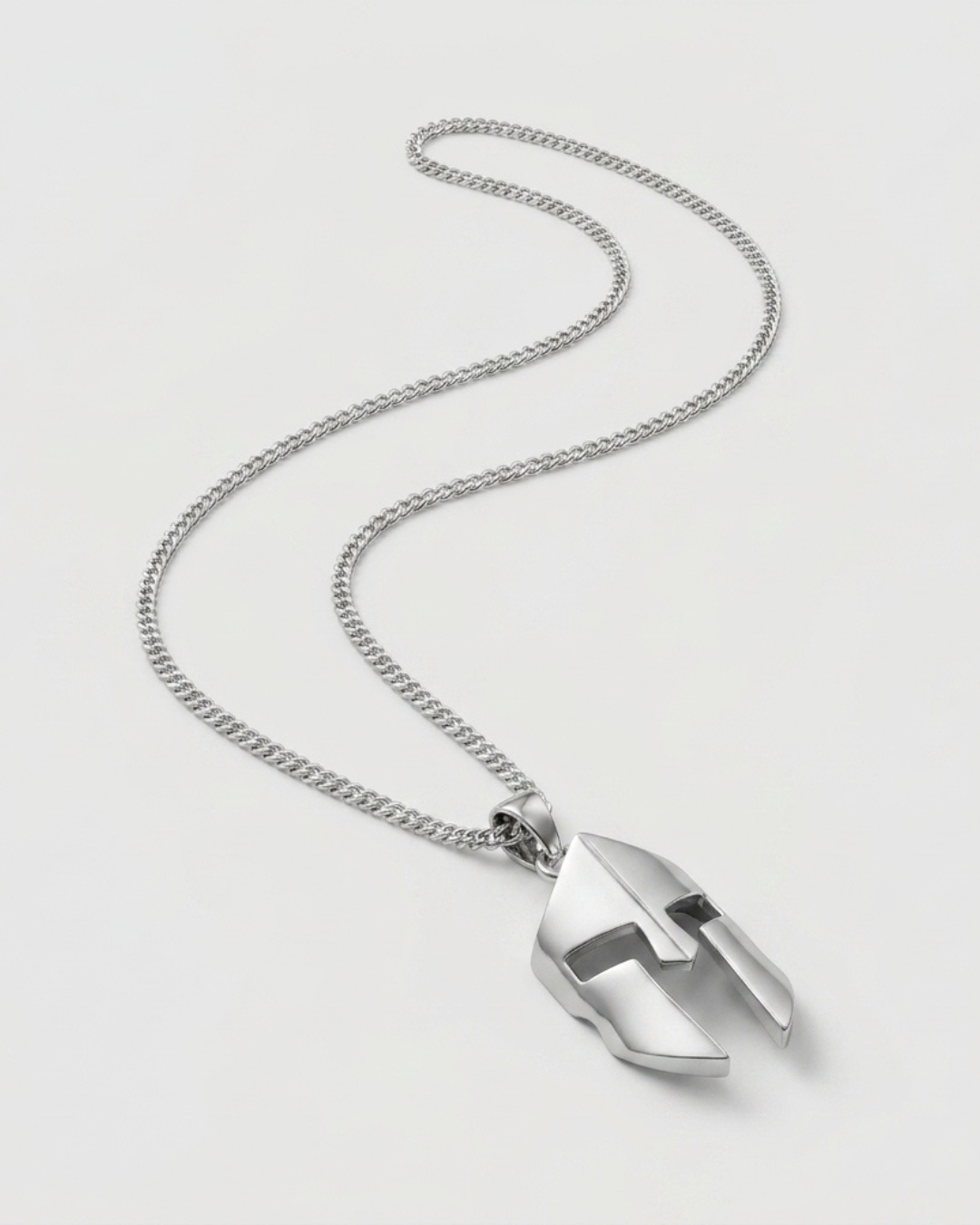 Spartan Helmet Pendant Necklace