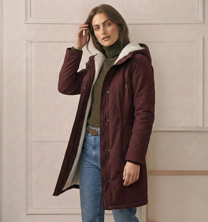 WINTER PARKA WITH FLEECE LINING FOR WOMEN