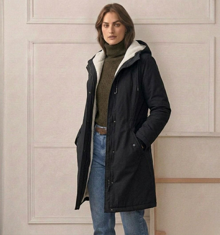WINTER PARKA WITH FLEECE LINING FOR WOMEN
