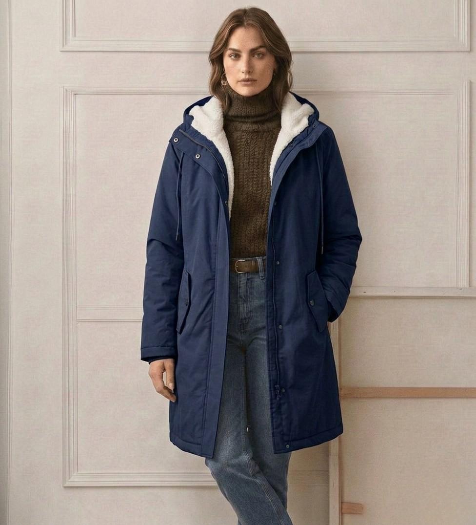WINTER PARKA WITH FLEECE LINING FOR WOMEN