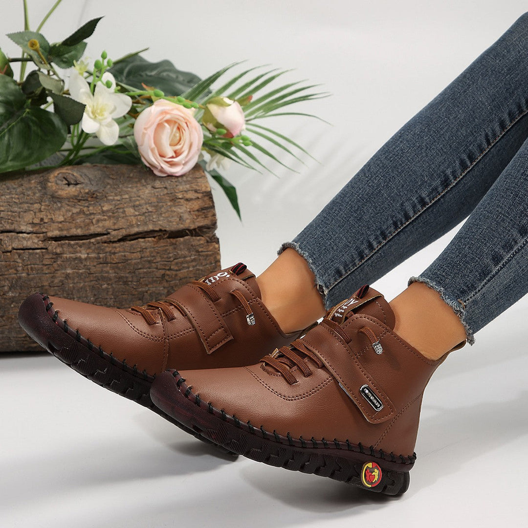 Ankle Boots for Women | Velcro Closure & Non-Slip Sole