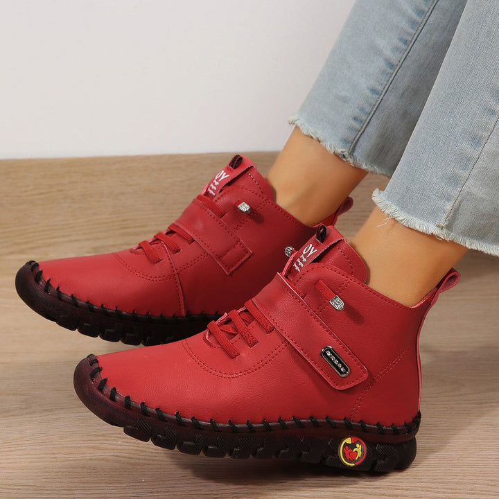 Ankle Boots for Women | Velcro Closure & Non-Slip Sole