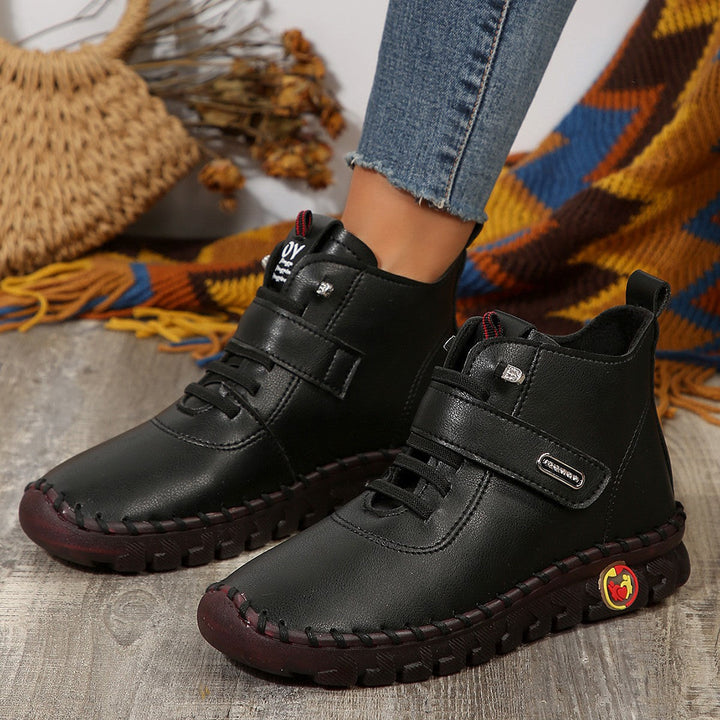 Ankle Boots for Women | Velcro Closure & Non-Slip Sole