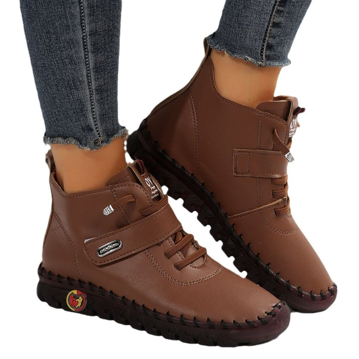Ankle Boots for Women | Velcro Closure & Non-Slip Sole