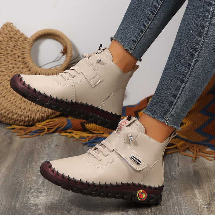 Ankle Boots for Women | Velcro Closure & Non-Slip Sole