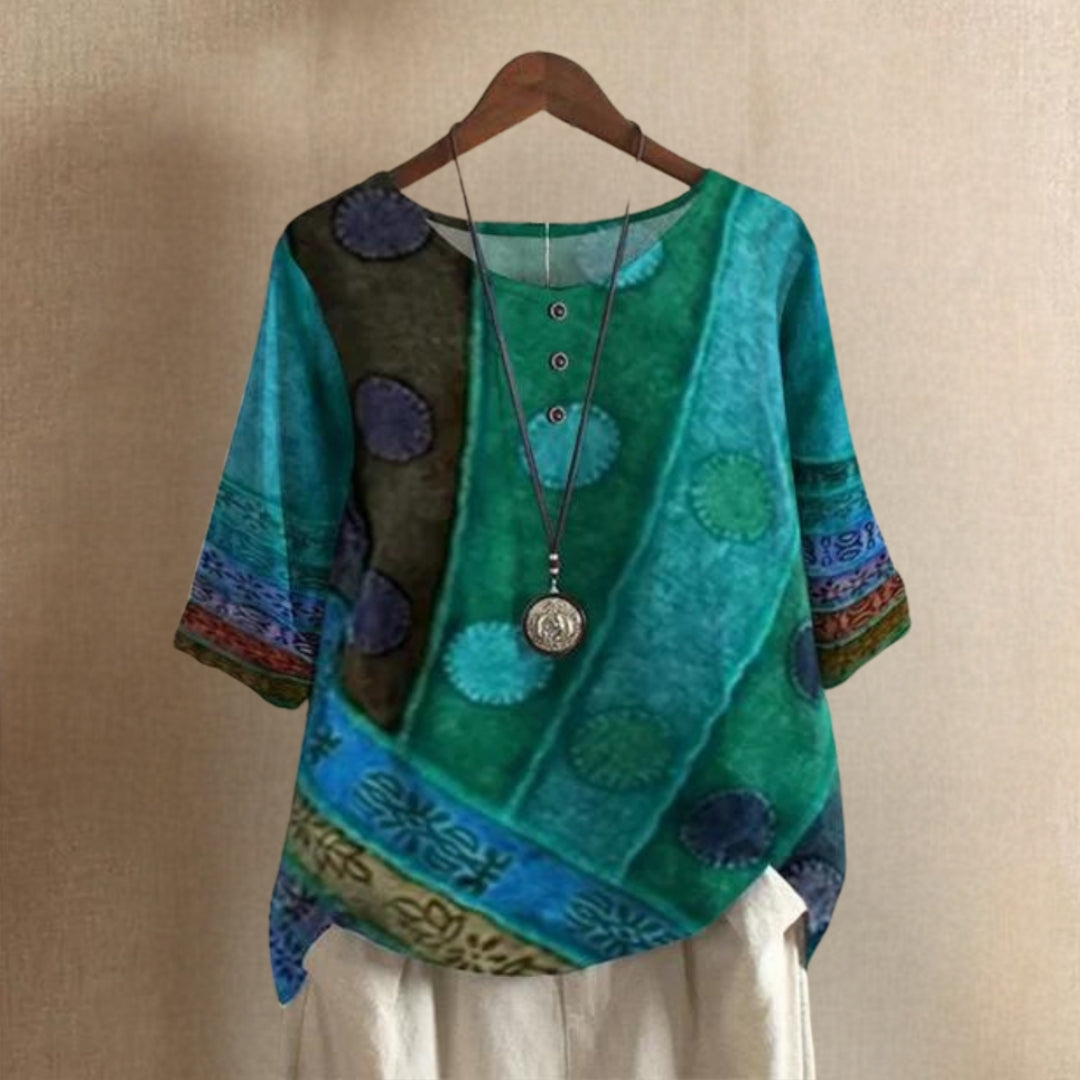 Lelia Effortless Chic Blouse, view 4 - Elena Harper