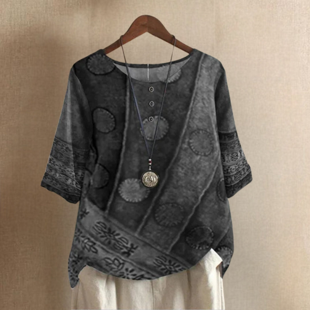 Lelia Effortless Chic Blouse, view 3 - Elena Harper