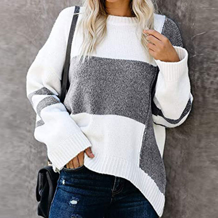Anya - Casual Patchwork Sweater