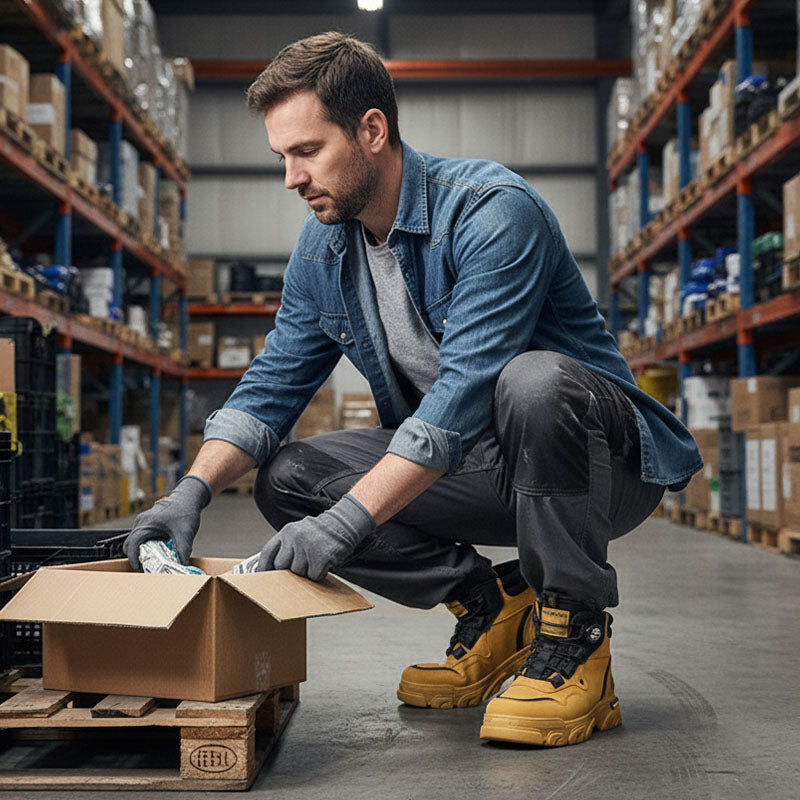 Work shoes for men | Waterproof & slip-resistant
