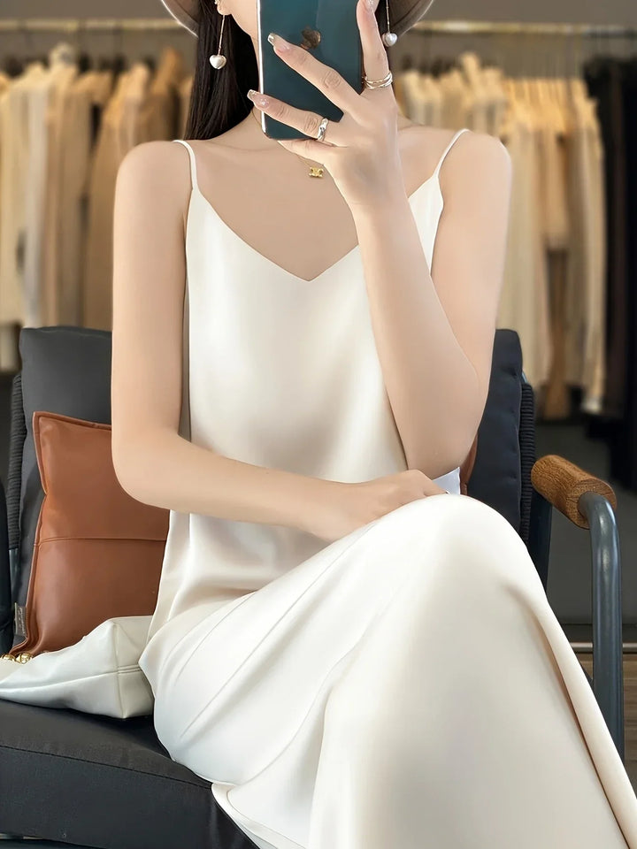 Sleeveless Flowing Maxi Summer Dress for Women Amara, view 5 - Elena Harper