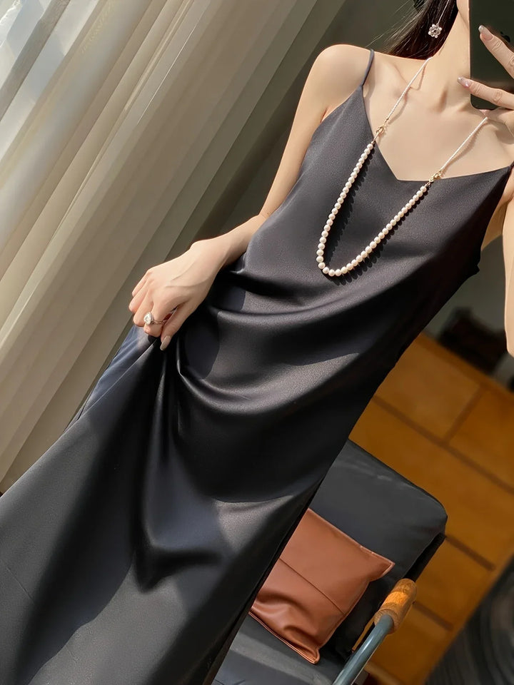 Sleeveless Flowing Maxi Summer Dress for Women Amara - Elena Harper