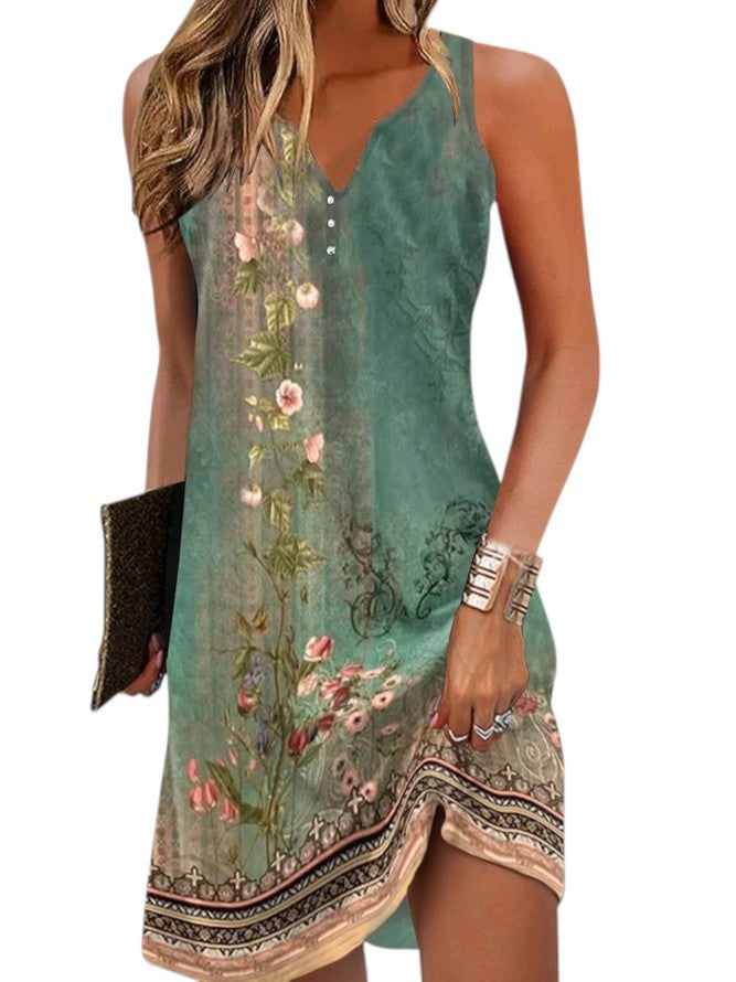 Sleeveless Mini Summer Dress for Women - Cindy
