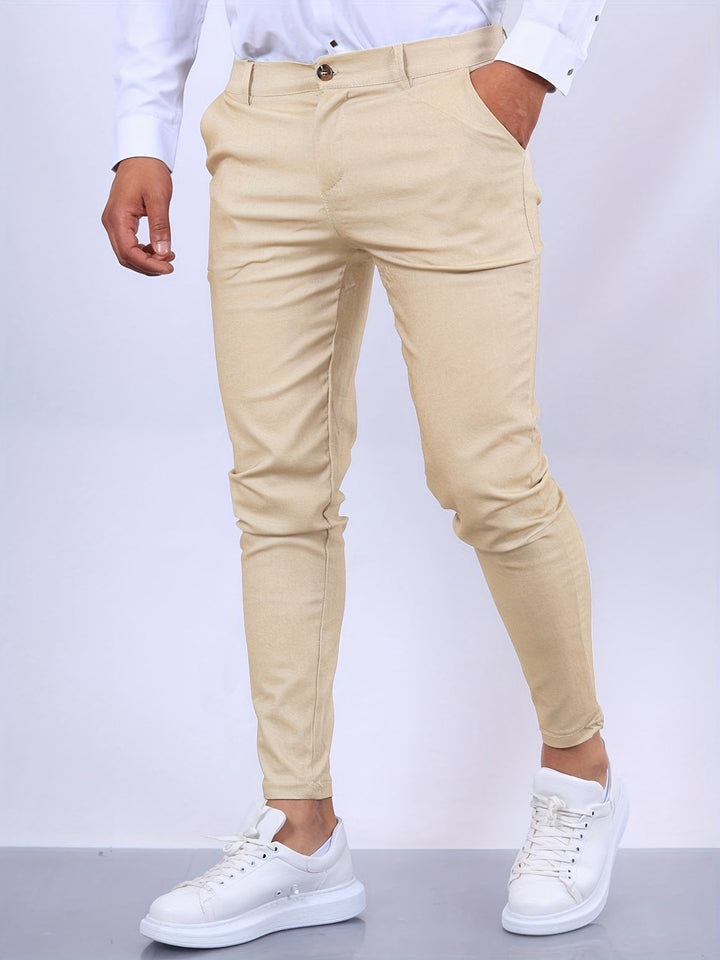Hugo - Elegant Stretch Pants for Men