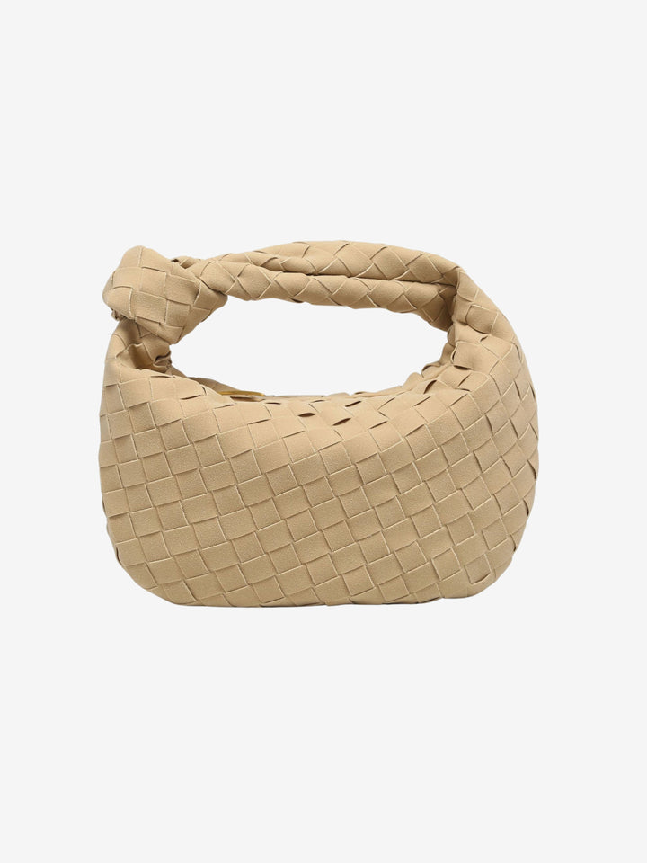 Renee Mini Bag in Soft Woven Suede - Elena Harper