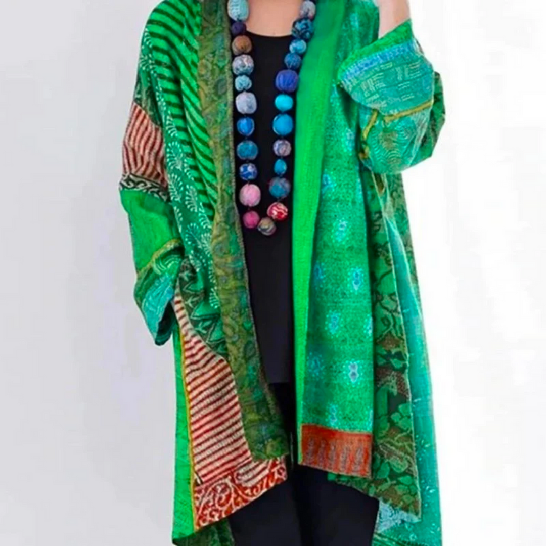 Hanna | Women's Loose-Fitting Boho Cardigan in Duster Length