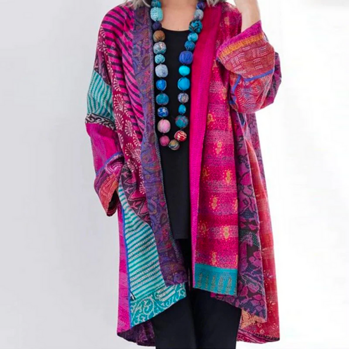 Hanna | Women's Loose-Fitting Boho Cardigan in Duster Length