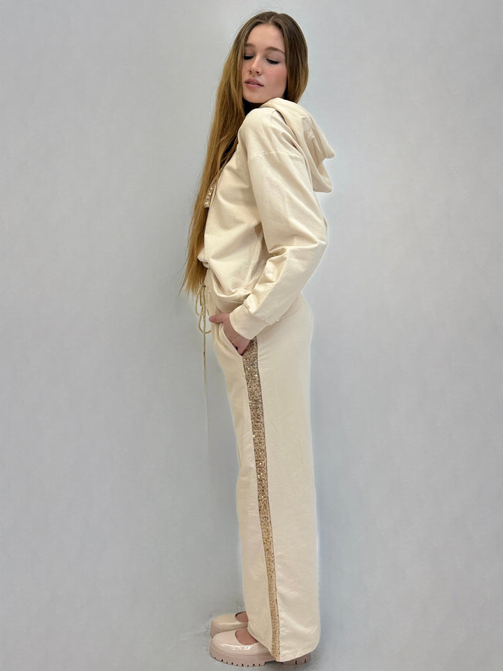 Tracksuit™  |  Trousers Side Sequins