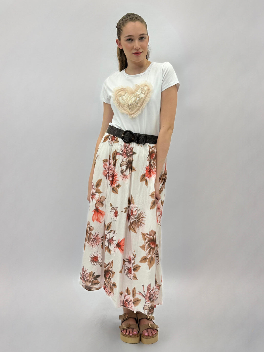 Daniëlle™  |  Skirt Belt Floral Print