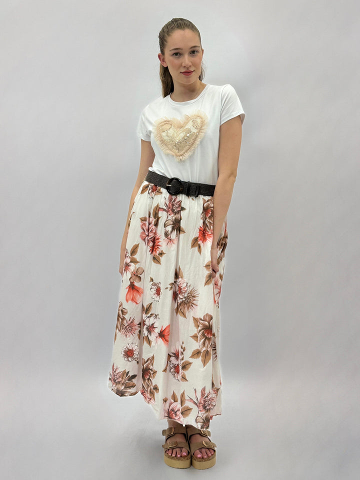Daniëlle™  |  Skirt Belt Floral Print