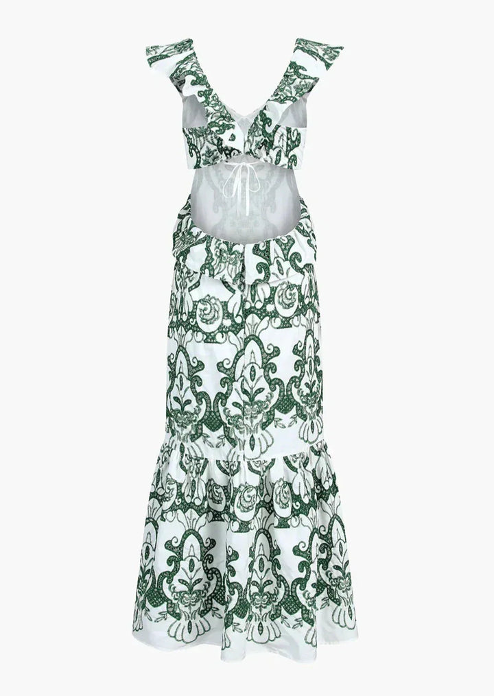 Haven Ruffled Maxi Dress - Elena Harper
