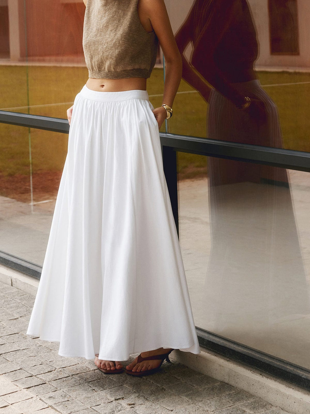 Daphne | Classic Long Full Skirt