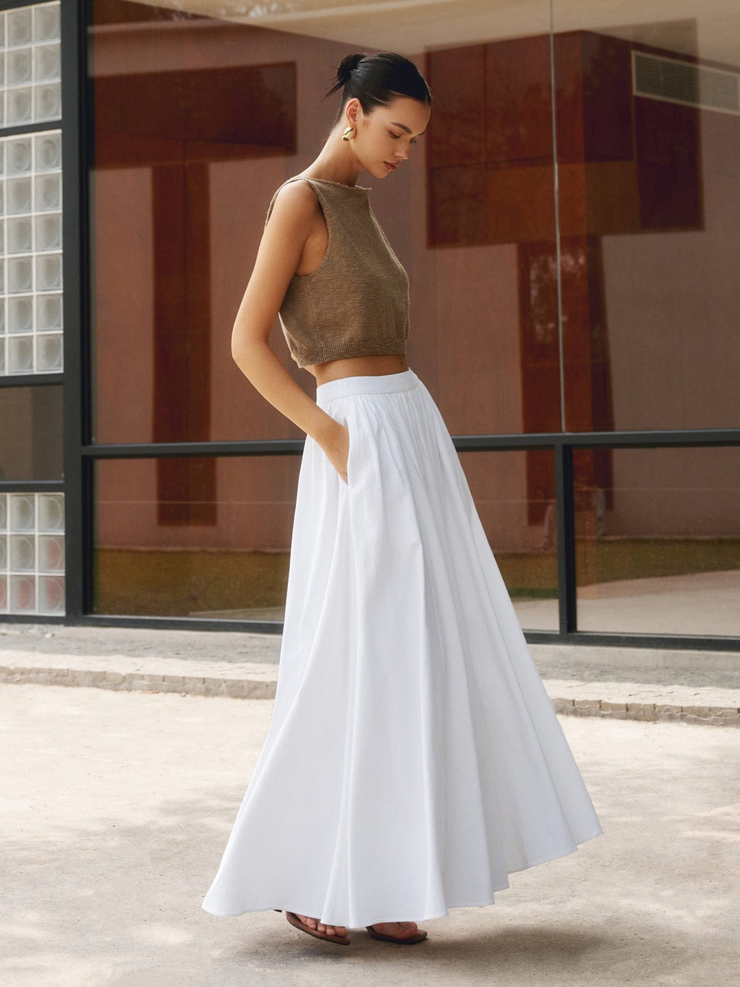 Daphne | Classic Long Full Skirt