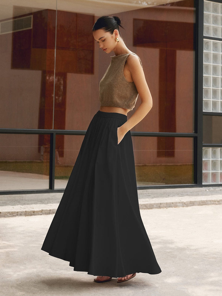 Daphne | Classic Long Full Skirt